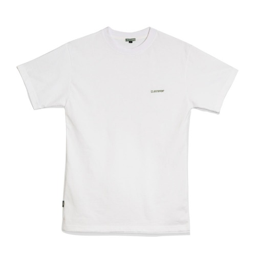 JULYSEVEN7 LOGO EMBROIDERED T SHIRTS_WHITE (로고 엠브로이더 반팔티)